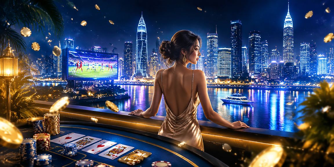 Không gian giải trí trực tuyến hiện đại tại TP. Hồ Chí Minh với ánh đèn neon